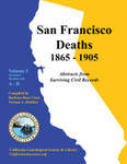 San Francisco Deaths 1865-1905 Volume III: L-P